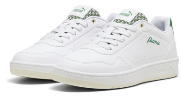 Buty damskie sportowe PUMA 395092 01 z eko skóry białe