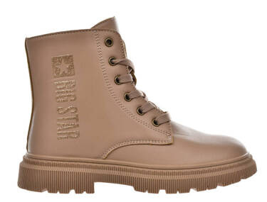 Botki jesienne BIG STAR dziewczęce MM374154 beż