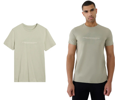 Koszulka męska 4F M2004 t-shirt z bawełny jasna zieleń