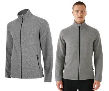 Polar męski OUTHORN PLM601 bez kaptura bluza na zamek