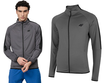 Bluza męska 4F sportowa BLMF010 na zamek
