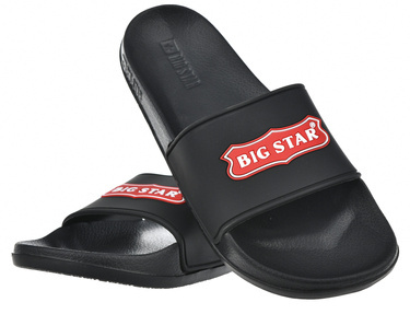 Klapki damskie BIG STAR OO274038 wsuwane na lato czarne