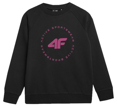 Bluza sportowa F637 4F bez kaptura czarna