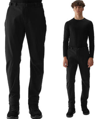 Spodnie męskie sportowe 4F M0783 trekkingowe softshell