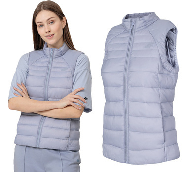 Bezrękawnik damski 4F KUDP001 kamizelka puchowa bez kaptura