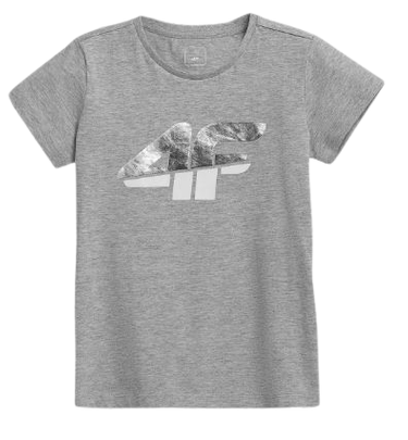 T-shirt dziecięcy 4F JTSD006B bawełniany