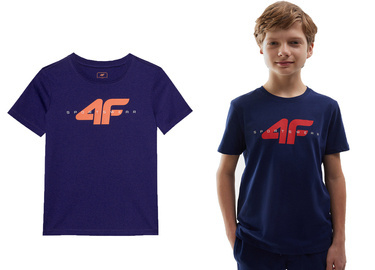 Koszulka bawełniana 4F M1113 t-shirt z krótkim rękawem