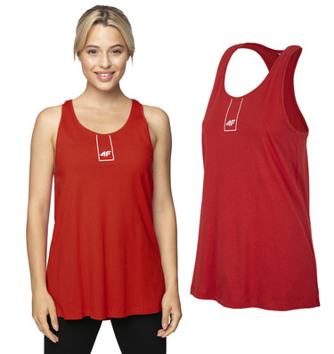 Koszulka na ramiączkach 4F top TSD003 bokserka bawełna XS