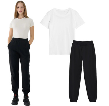 Zestaw damski 4F koszulka i spodnie dresowe