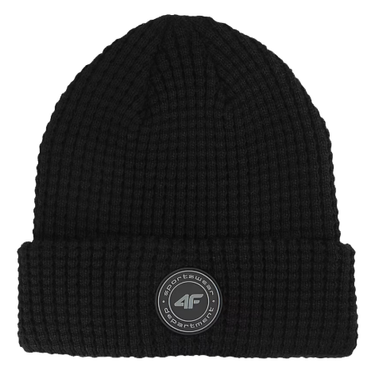 Czapka chłopięca 4F M424 zimowa jesienna CZARNY one size