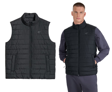 Kamizelka męska 4F M224 bezrękawnik puchowy pikowany