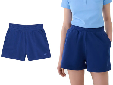 Krótkie spodenki dresowe 4F F542 szorty bawełniane granat