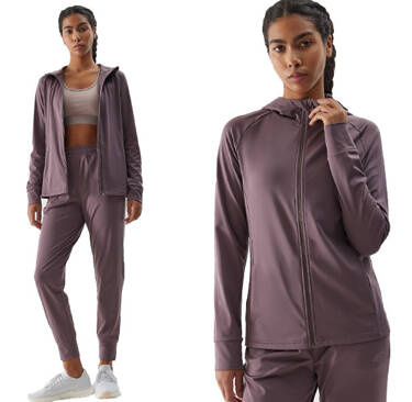 Bluza damska sportowa 4F F270 rozpinana z kapturem