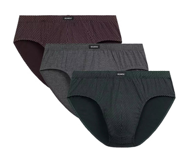 Slipy męskie Atlantic majtki 3MP-202 3 PAK wygodne bawełniane