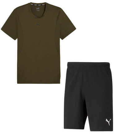 Zestaw na siłownie męski PUMA sportowa koszulka i szorty