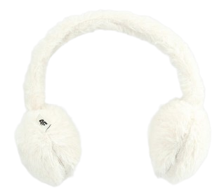 Nausznik dziewczęce 4F F003 na zimę z pluszu beżowe