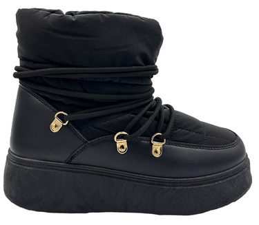 Śniegowce damskie zimowe 5861-21 ocieplane nad kostkę