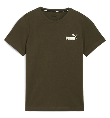 T-shirt chłopięcy PUMA basic 586961 07 khaki