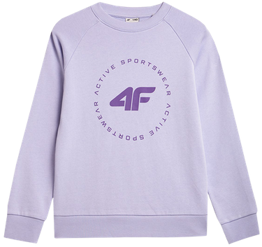 Bluza sportowa F637 4F bez kaptura fioletowa