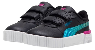 Buty dziewczęce PUMA 397974 02 na rzepy z eko skóry