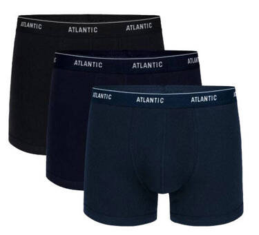 Bielizna męska Atlantic 3MH-179 niebieskie 3-PACK