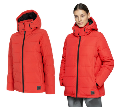 Kurtka puchowa OUTHORN KUDP603 czerwony