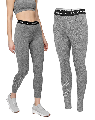 Legginsy damskie fitness 4F SPDF001 szare