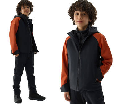 Kurtka sportowa 4F M408 przejściowa z kapturem