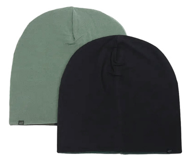 Czapka na wiosnę i jesień 4F U505 43S dwustronna z bawełny