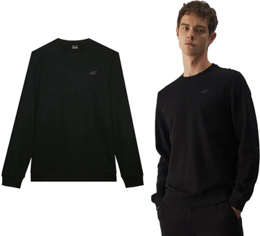 Bluza męska dresowa 4F M1465 bez kaptura czarna