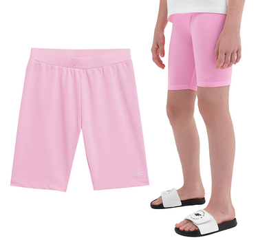 Kolarki dziewczęce 4F F051 szorty sportowe