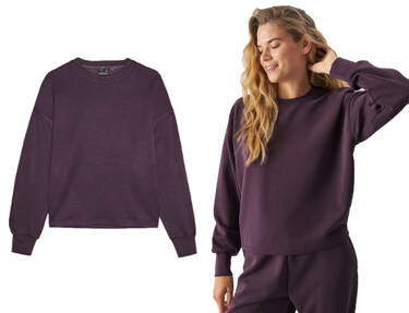 Bluza dresowa damska oversize 4F F1342 bez kaptura