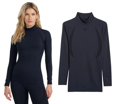 Bielizna termoaktywna 4F F216 bluzka golf bezszwowy góra