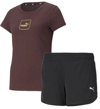 Zestaw damski na lato PUMA koszulka i szorty