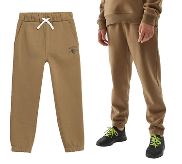 Spodnie dresowe 4F M419 z bawełny ocieplane