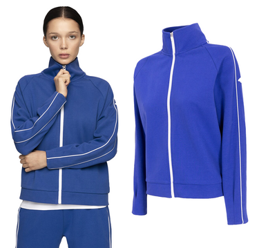 Bluza dresowa 4F sportowa BLD005 niebieska na zamek