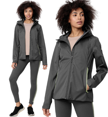 Kurtka PRZEJŚCIÓWKA 4F KUD001 wiatrówka c.szary