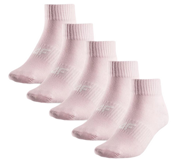 Skarpety dziewczęce 4F F231 różowe 5 par