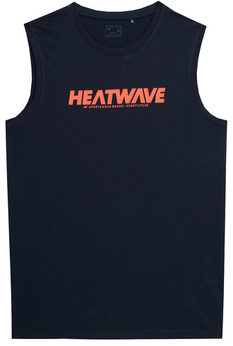 Bokserka męska 4F M357 koszulka bez rękawów granat