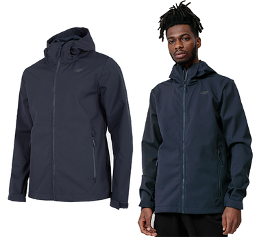 Softshell 4F kurtka sportowa SFM001 GRANAT