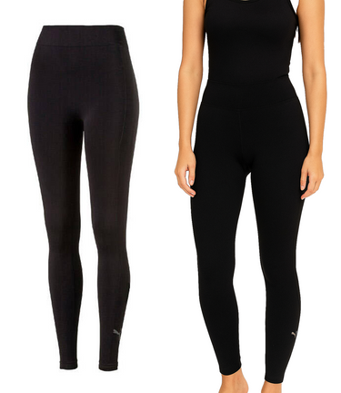 Legginsy sportowe damskie PUMA 592333 01 lekkie z wysokim stanem czarne XL