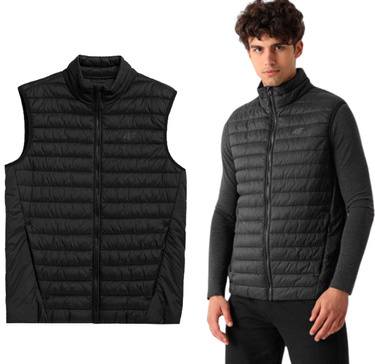 Bezrękawnik męski 4F KUMP001 puchowy czarny