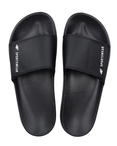 Klapki damskie na rzep 4F F031A regulowane czarne