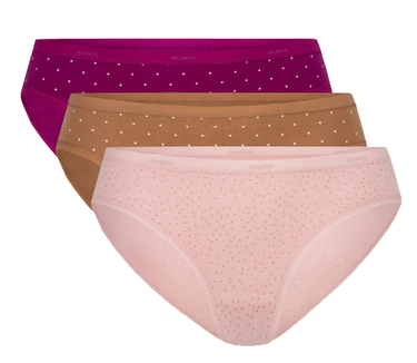 Damskie majtki 3PACK figi  ATLANTIC 3LP-200