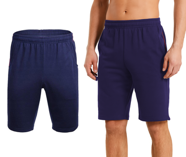 Spodenki męskie OUTHORN dresowe do kolana niebieskie