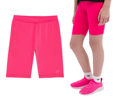 Kolarki dziewczęce 4F F050 szorty sportowe