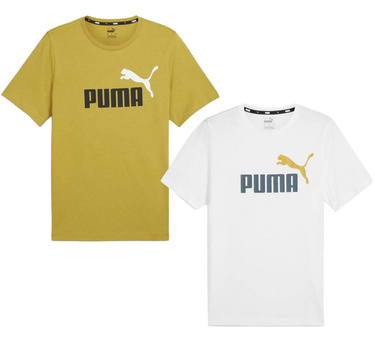 Zestaw 2 sztuk koszulek PUMA z bawełny z dużym logo