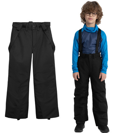 Spodnie narciarskie 4F M358 z szelkami Membrana 8000 czarne