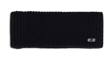 Opaska na uszy 4F dziewczęca ciepła gruba jesienna zimowa U115 czarna