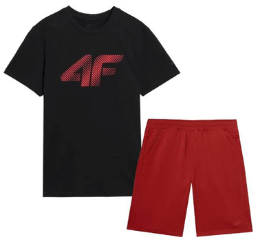 Zestaw 2-częściowy męski 4F na lato T-shirt spodenki